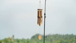 ASMR | NALULU Classic Bamboo Wind Chime in Bali, Indonesia