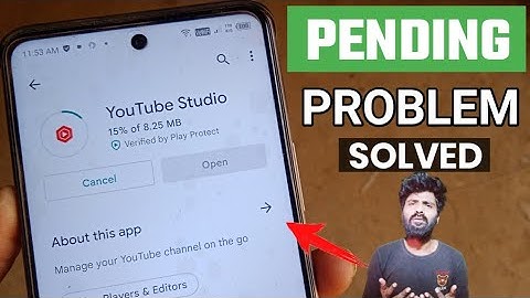 Play Store Download Pending Problem Solved ! 🤩 Playstore Cant Download Apps Pending | Problem Fixed