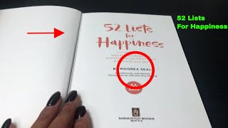 ✅  How To Use 52 Lists for Happiness Journal Review screenshot 5