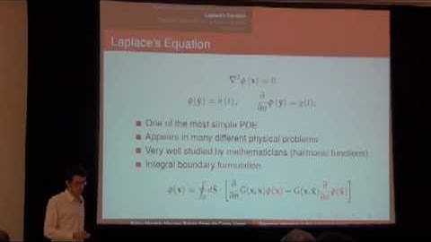 Bayesian Inference in the Numerical Solution of Laplace