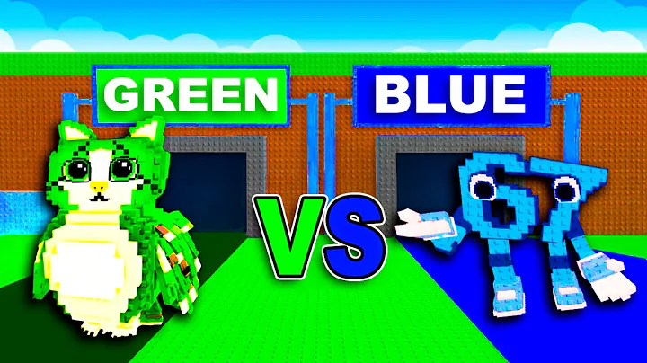 GREEN vs BLUE In Steal a Brainrot!