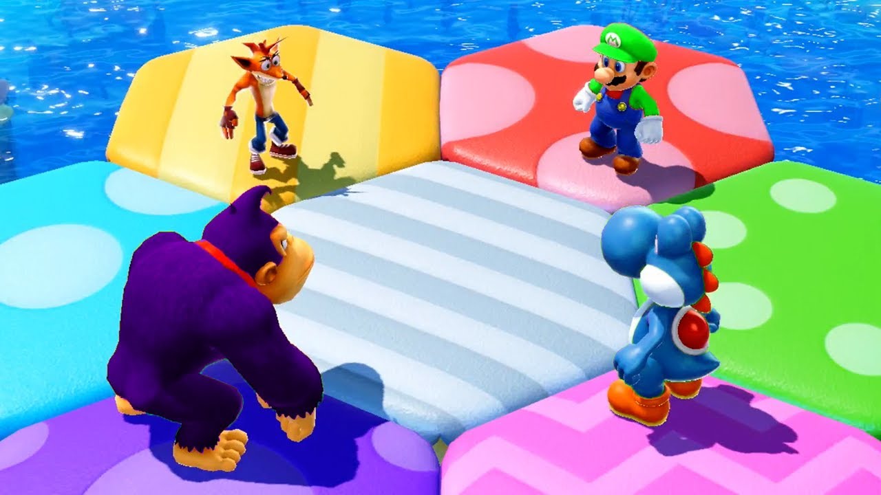 Mario Party Superstars Crash Bandicoot vs. Mario vs. Donkey Kong vs