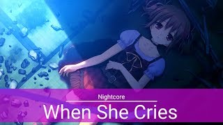 [Nightcore]×Britt Nicole - When She Cries√