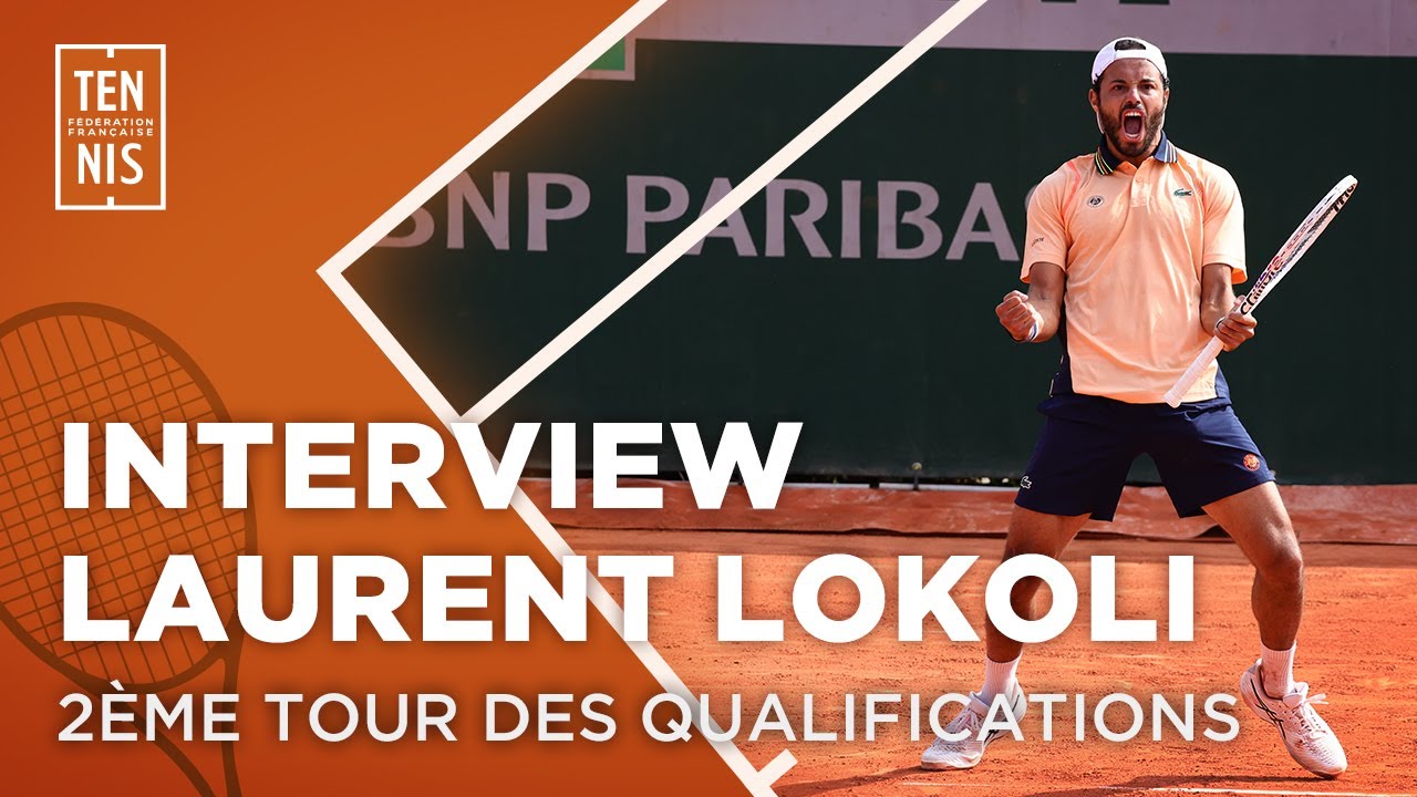 Laurent Lokoli qualifié pour le troisième tour des qualifications | Roland-Garros 2023 | FFT