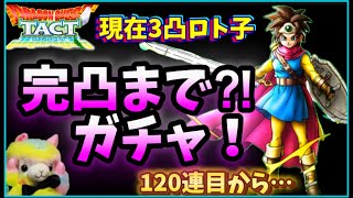 【ドラクエタクト】我慢は2日‼️ロト子は完凸します‼️ガチャ120連目〜👀