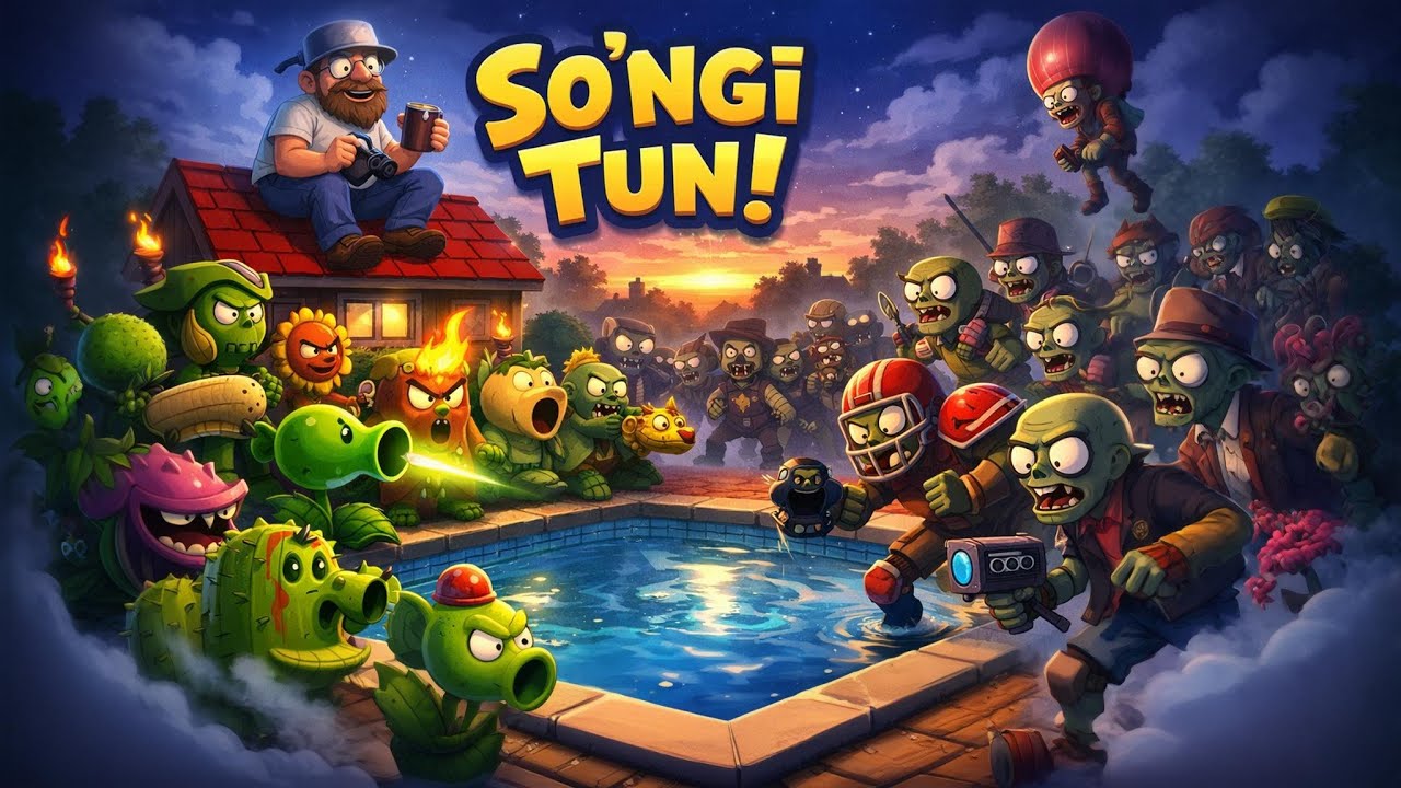 PVZ'Da SO‘NGI TUN! | TUMAN ICHIDAGI SO‘NGI JANG — ZOMBILAR HAM, O‘SIMLIKLAR HAM TITRAYAPTI! 🧟‍♂️🌱🔥