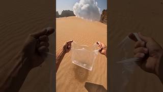 Bottled Rain 🌦#Surrealism #VisualArts #3DAnimation #OddlySatisfying #DesertLife #explore #shortsfeed