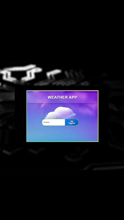 Build a Stunning Weather App with HTML, CSS & JS: Master Coding for ... image.