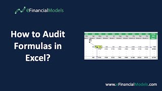How to Audit Formulas in Excel?