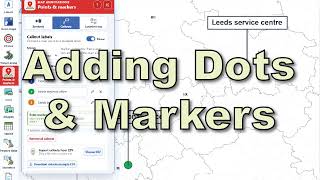 Add Dots, Markers, Callouts and Location Keys | VectorMaps.uk