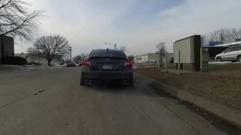 GrimmSpeed Un-Resonated Catback Exhaust - 2015+ WRX, Stock J-Pipe