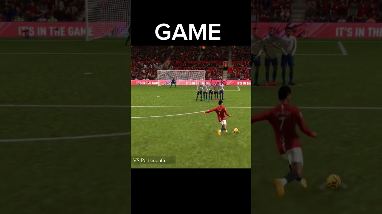 RONALDO Free Kick Goal Recreated in FIFA 22 