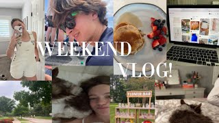 SPEND THE WEEKEND WITH ME! (COOKING, PILATES, UNBOXING, AIR SHOW, ETC!)