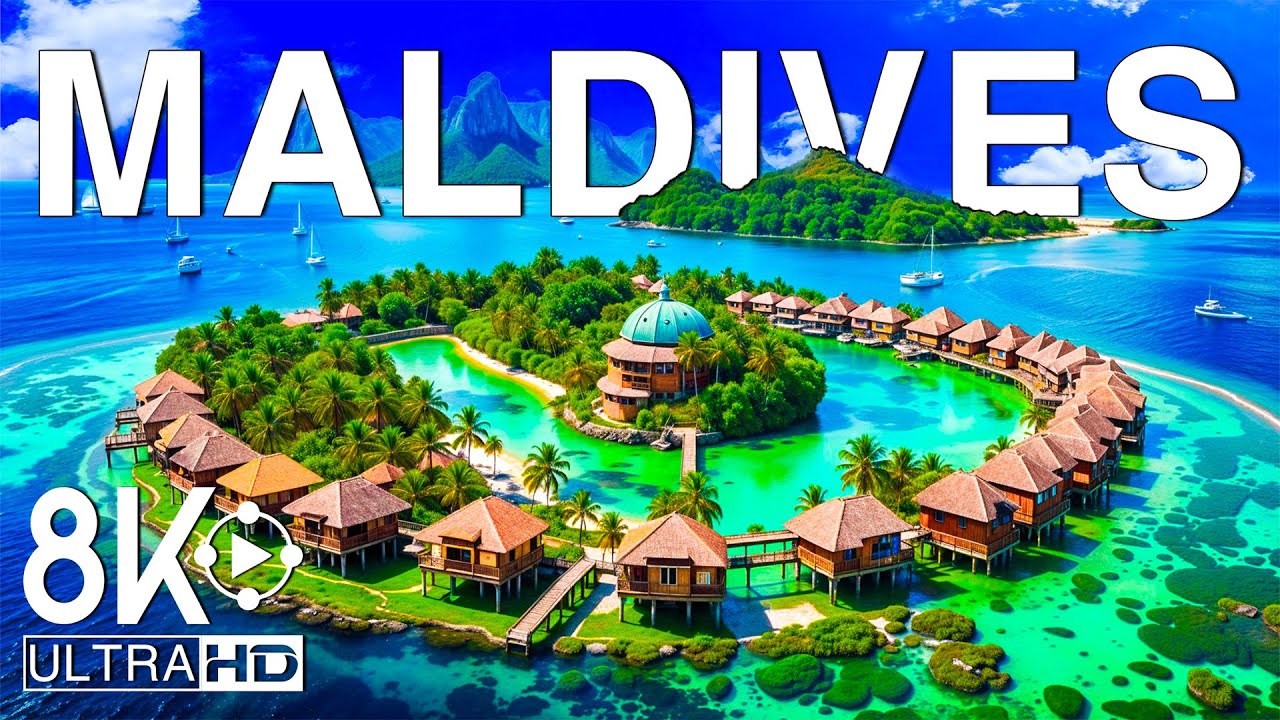 Wonders of MALDIVES | Experience Maldives’ Turquoise Lagoons and Island Bliss | Travel 8K UHD Video