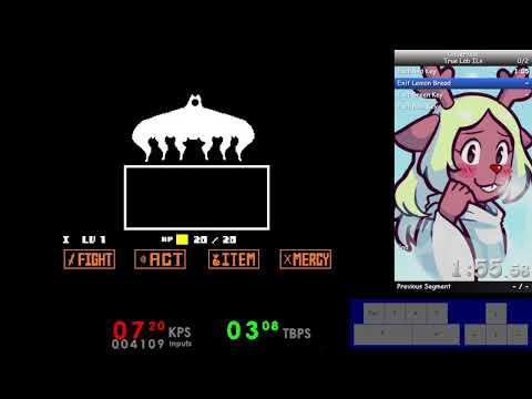 Undertale True Lab Any% in 5:15.22 (Former 1.02+ NTSC-U World Record)