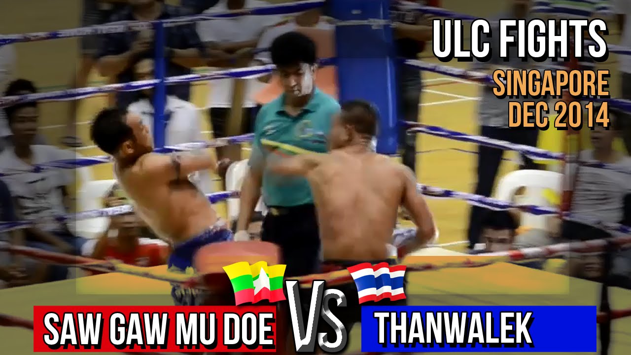 Saw Gaw Mu Doe Vs Thanwalek Lethwei Fight 2014 Dec, Lekkha Moun