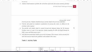 Life Skills & Prof. Comm@KTU-3:Journal and portfolio screenshot 2