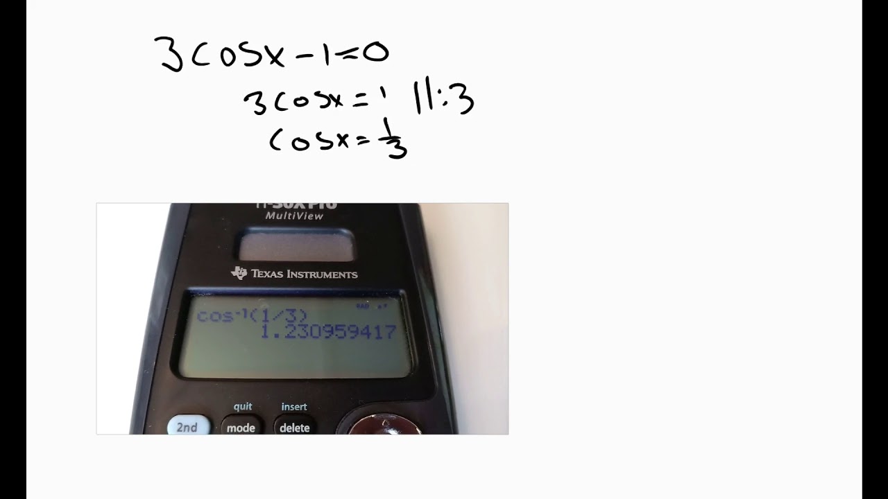 Trigonometriset yhtälöt 1