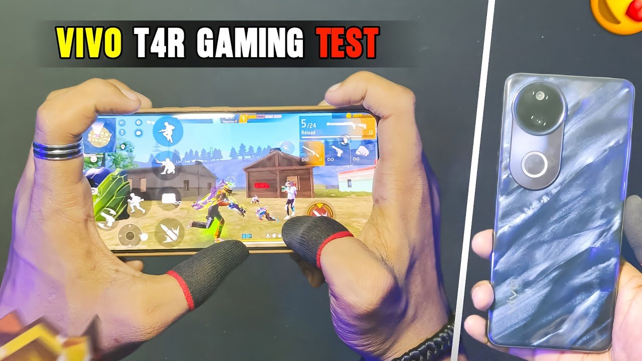 Vivo t4r Free Fire Gaming Test 😍 || Free Fire Handcam Freestyle Gameplay 🎮🔥
