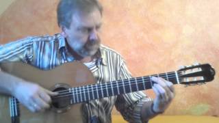 Gerhard Gschossmann - "Take the A-train"  (Duke Ellington) - guitar solo fingerstyle chords