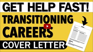 Transitioning Careers Cover Letter | Get help fast! screenshot 5