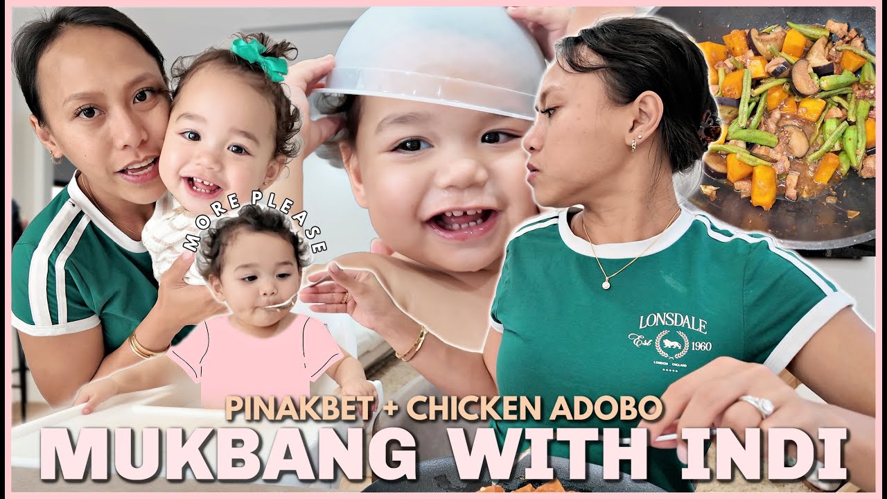 LET'S EAT PINAKBET WITH BUNSO INDI! ANG DALDAL NA NIYA! ❤️ | rhazevlogs