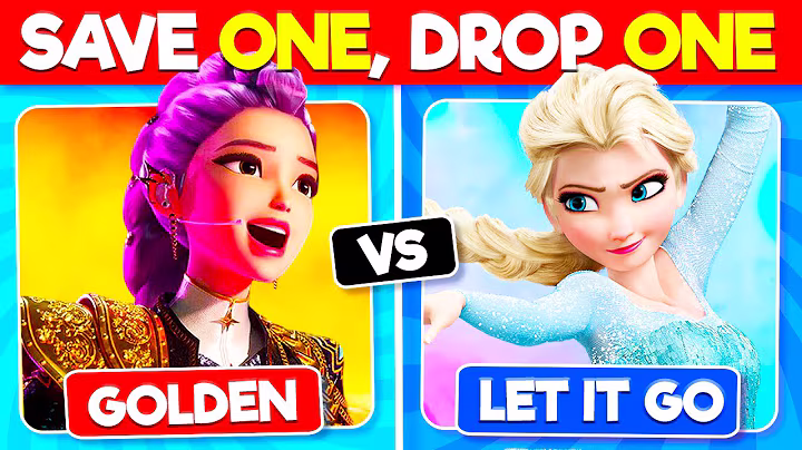 Save One Drop One 😱 KPOP DEMON HUNTERS vs Disney !!
