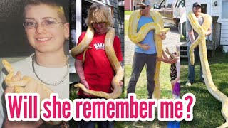 Celebrity Reunited With The 24 Year Old Python I Grew Up With Wealth