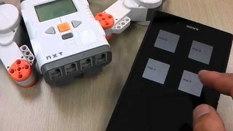 LEGO NXT Control through Bluetooth by Processing on Android
