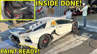 Rebuilding A Wrecked Lamborghini Aventador SV Part 15