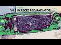 V8 s10 recessed radiator build