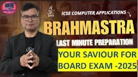 ICSE Class 10 Computer Applications 2025 | Final Revision 1- Important Programs  LIVE by Dr. Santosh