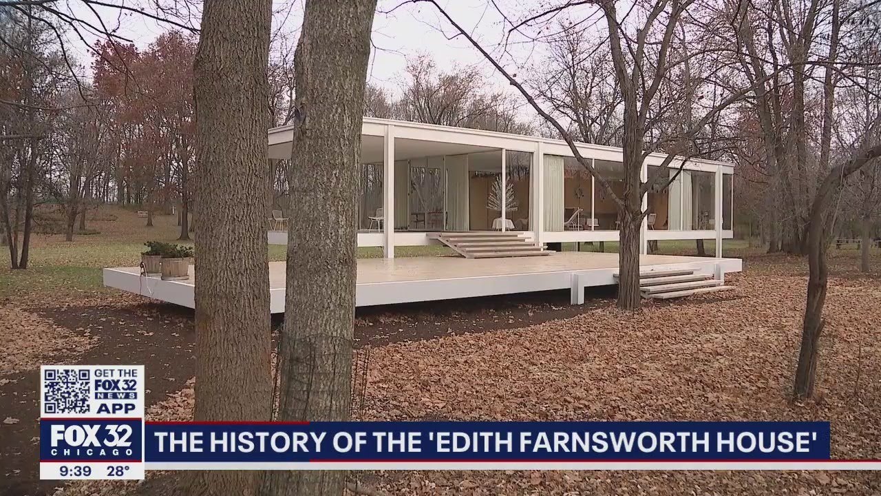 The History Of The Edith Farnsworth House In Plano Illinois YouTube