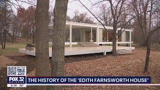 The history of the 'Edith Farnsworth House' in Plano, Illinois