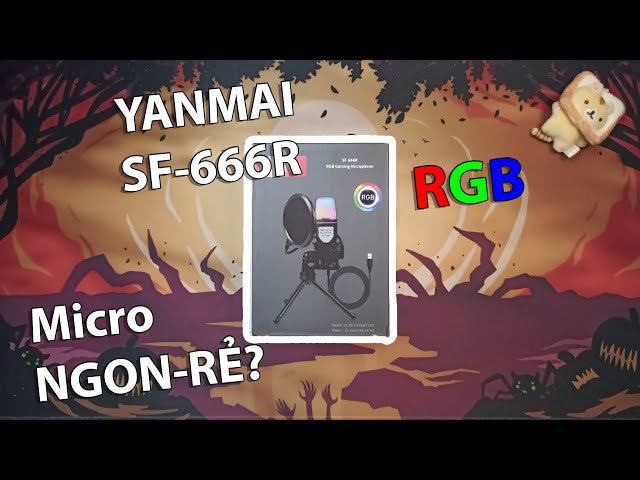 YANMAI SF-666R | Mua MICRO giá rẻ cho đỡ nhiễu tiếng quạt với ồn khi VOICE CHAT đi mọi người