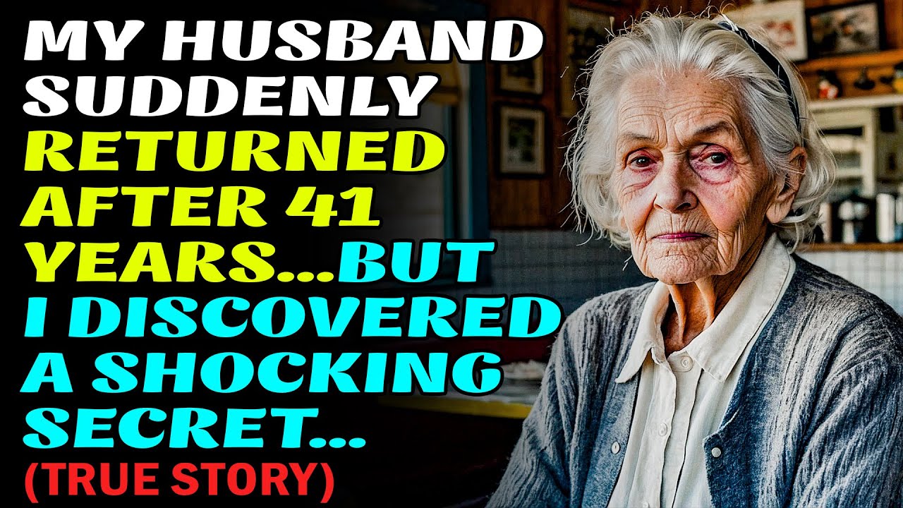 A TRUE STORY ABOUT THIS GRANDMA: My Husband Returned After 41 Years...But I Found A Shocking Secret!