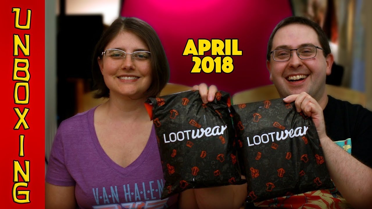 UNBOXING! Loot Wear April 2018 - Artifacts - Loot Tee, Undies, Socks and Wearable