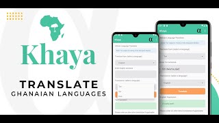 Announcing Khaya Android Translation App for Ghanaian Languages & Companion Web App screenshot 4