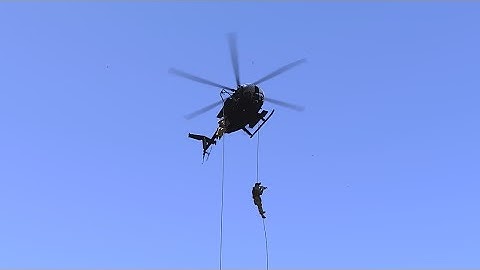 Fastroping - first MP tests