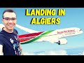 Landing in Algiers, Algeria with Royal Air Maroc from Casablanca,  Morocco | Pousando na Algéria