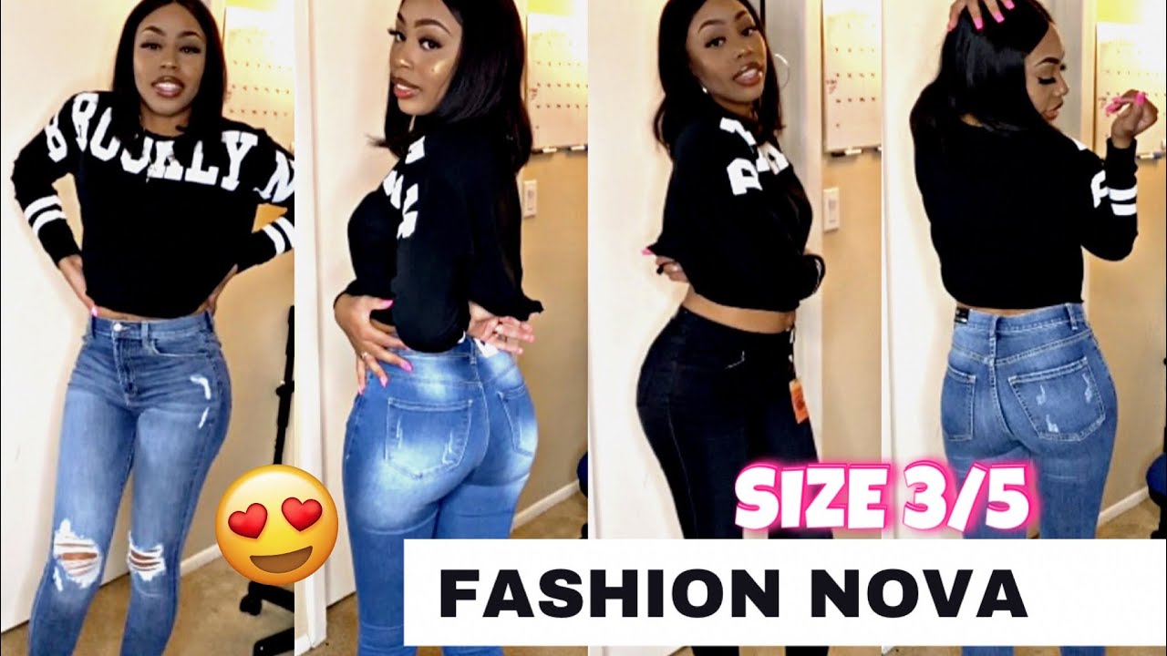 FASHION NOVA DENIM JEAN TRY ON HAUL 2021 SIZE 3/5 *FOR SLIM GIRLS