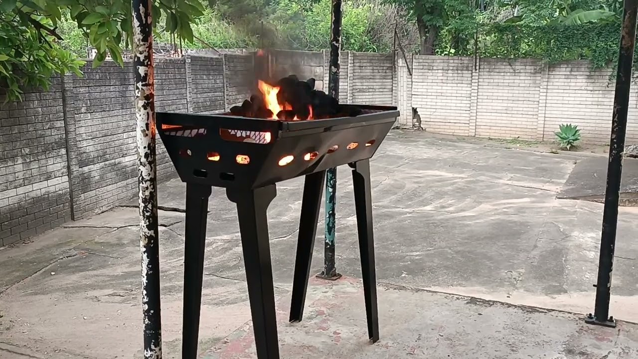 Preparing Fire for Braai Meat 