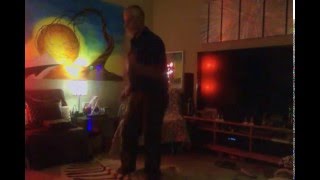 Flowdaddy LED flow wand  (beginner) 1 week in.  Bongo Song