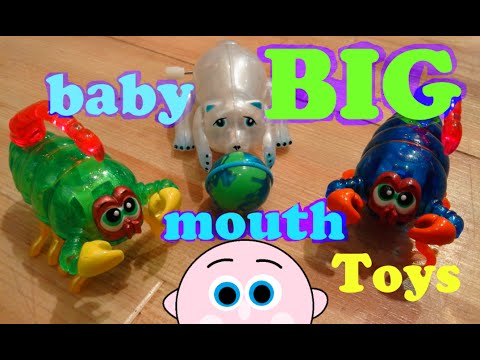 Baby BIG mouth TOYS Surprise for KIDS - Scorpion & Bear