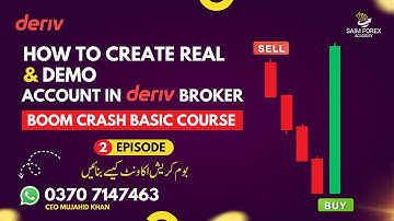 How to Create Real & Demo Deriv Account 2025 – Easy Step-by-Step | Saim FX Academy