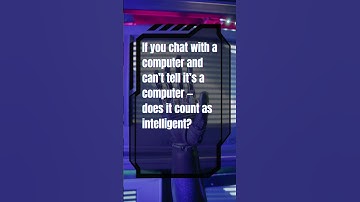 Things explained in 30 seconds - The Turing Test