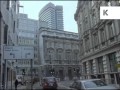 1990s City of London Buildings, People, Archive Footage