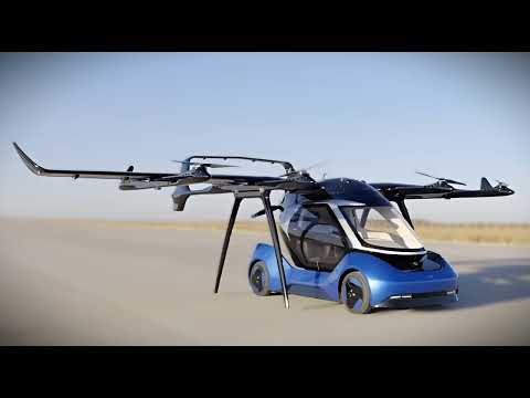 Китай Испытал Первый Модульный Летающий Автомобиль: eVTOL, Переключающийся Между Дорогой и Воздухом, Завершил Первый Полёт