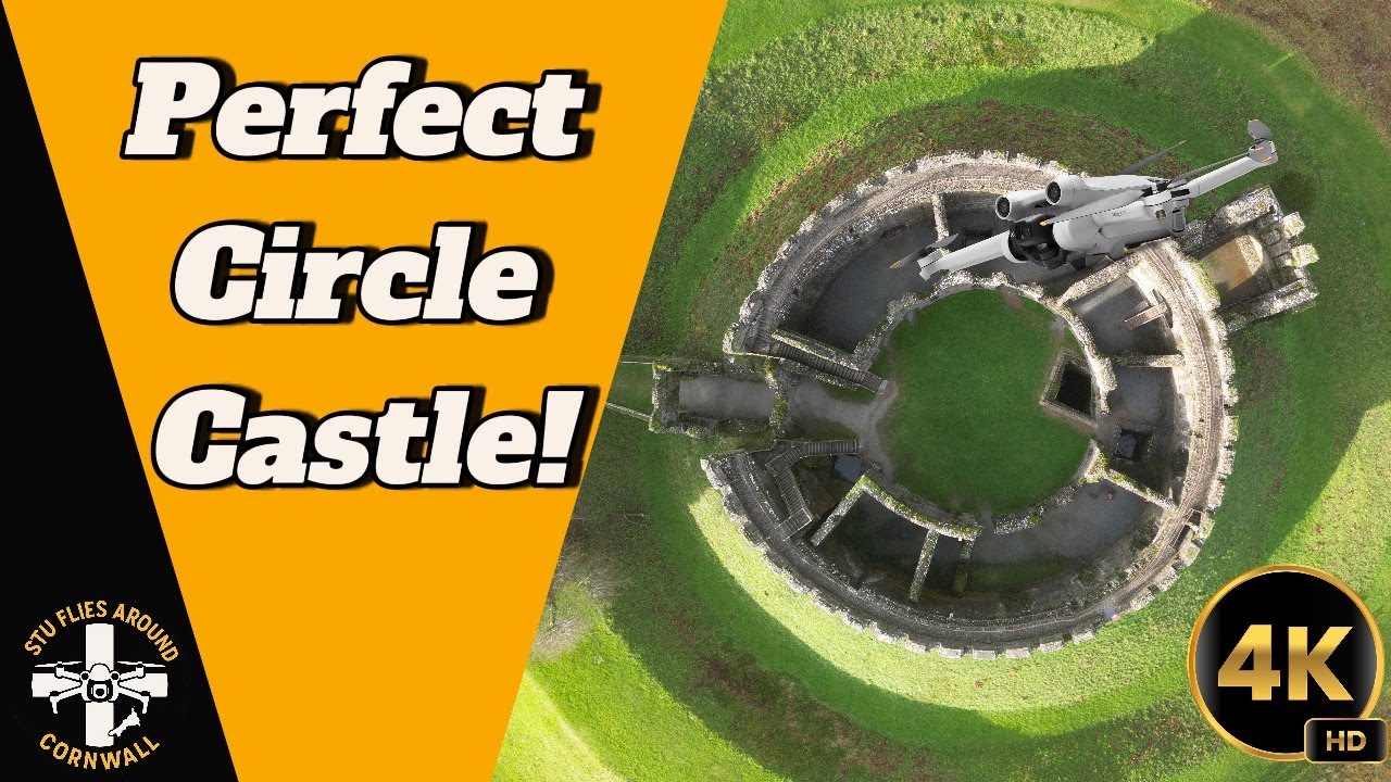 This Castle Is a PERFECT Circle From Above | Cornwall Drone