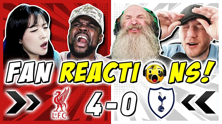 TOTTENHAM FANS DEVASTATED 😫 REACTION TO LIVERPOOL 4-0 TOTTENHAM | CARABAO CUP FAN REACTIONS